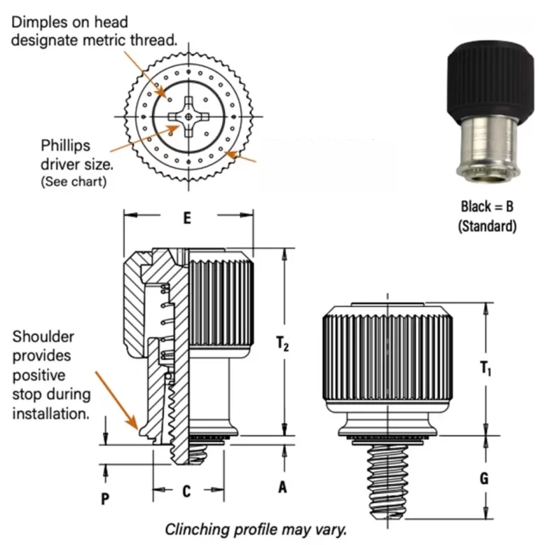 PF 11 Fastener Drawing