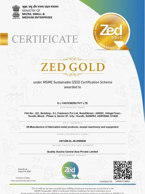 Zed Certificate - Gold